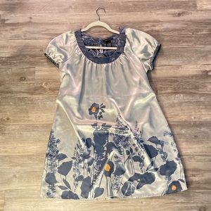 BCBG Satin Shift Dress